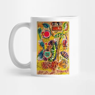 Sea horse Graffiti Mug